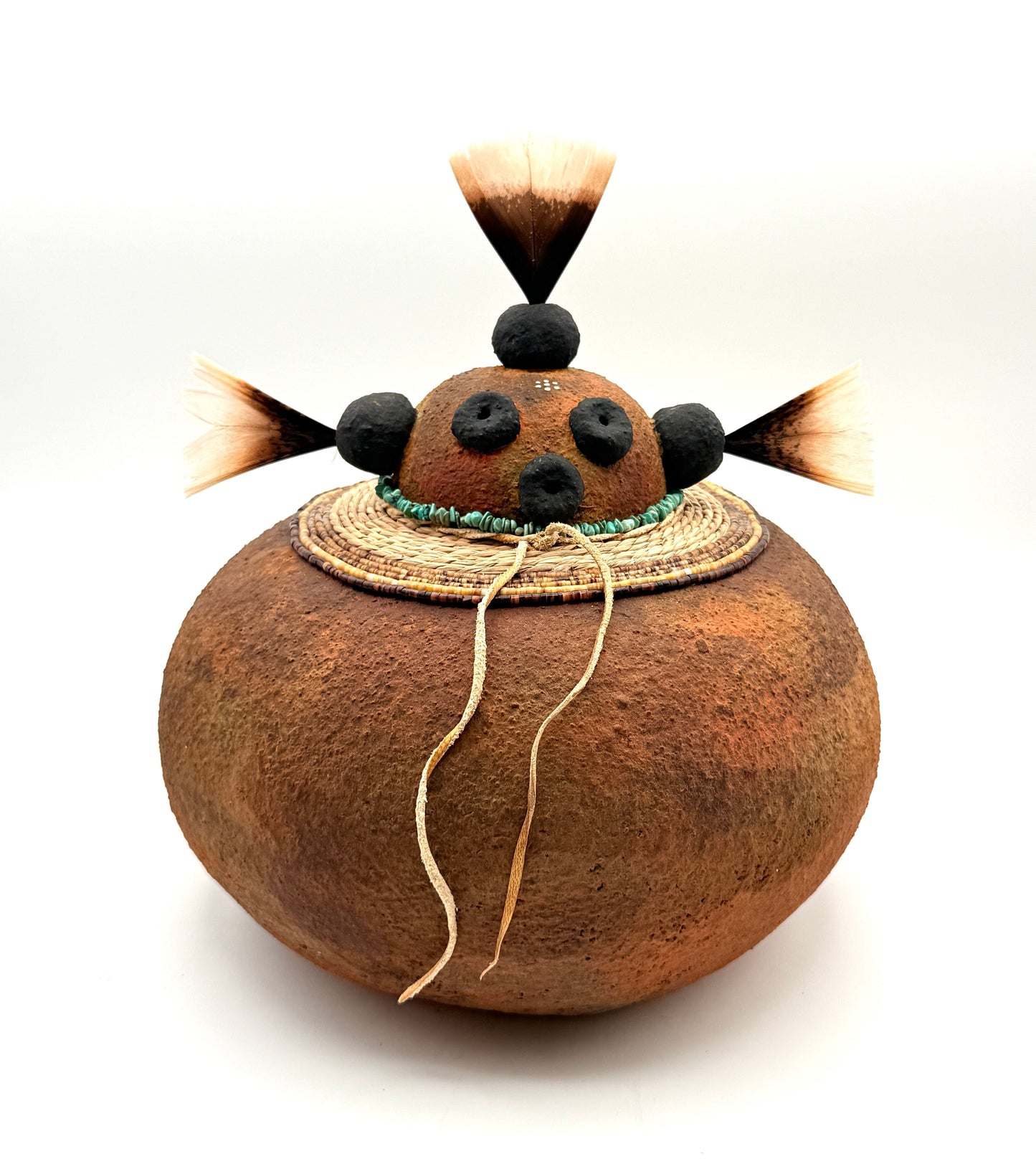 Squat Mudhead-Sculpture-Robert Rivera-Sorrel Sky Gallery