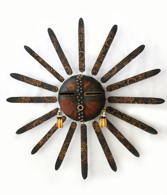 Sun Mask-Sculpture-Robert Rivera-Sorrel Sky Gallery