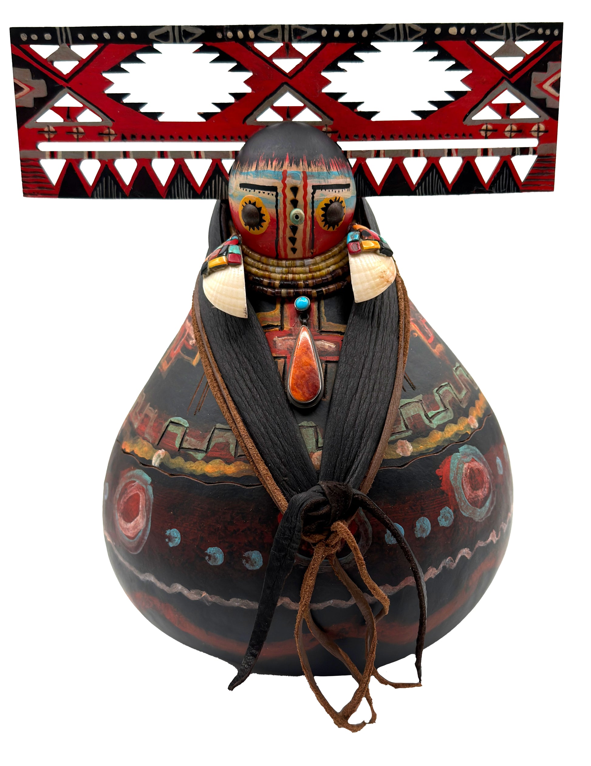Tablita Kachina-Sculpture-Robert Rivera-Sorrel Sky Gallery