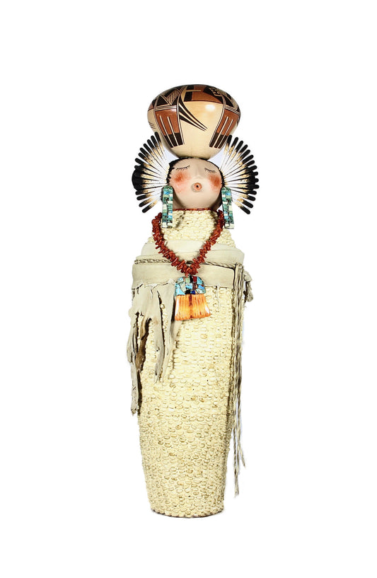 White Corn Maiden-Sculpture-Robert Rivera-Sorrel Sky Gallery