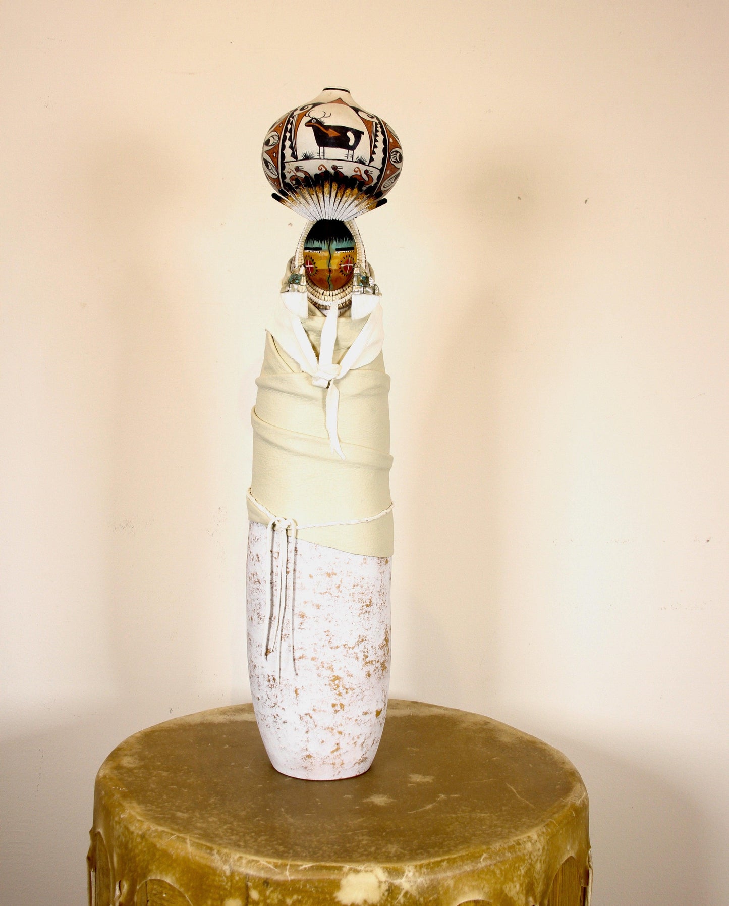 Zuni Water Maiden-Sculpture-Robert Rivera-Sorrel Sky Gallery