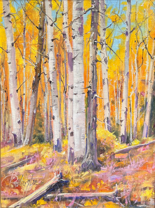 Aspen Shapes-Painting-Roberto Ugalde-Sorrel Sky Gallery