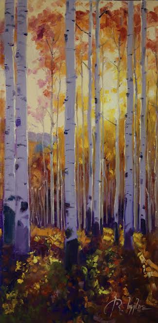 Aspen Sunset-Painting-Roberto Ugalde-Sorrel Sky Gallery