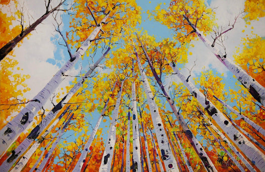 Autumn Bear View-Painting-Roberto Ugalde-Sorrel Sky Gallery