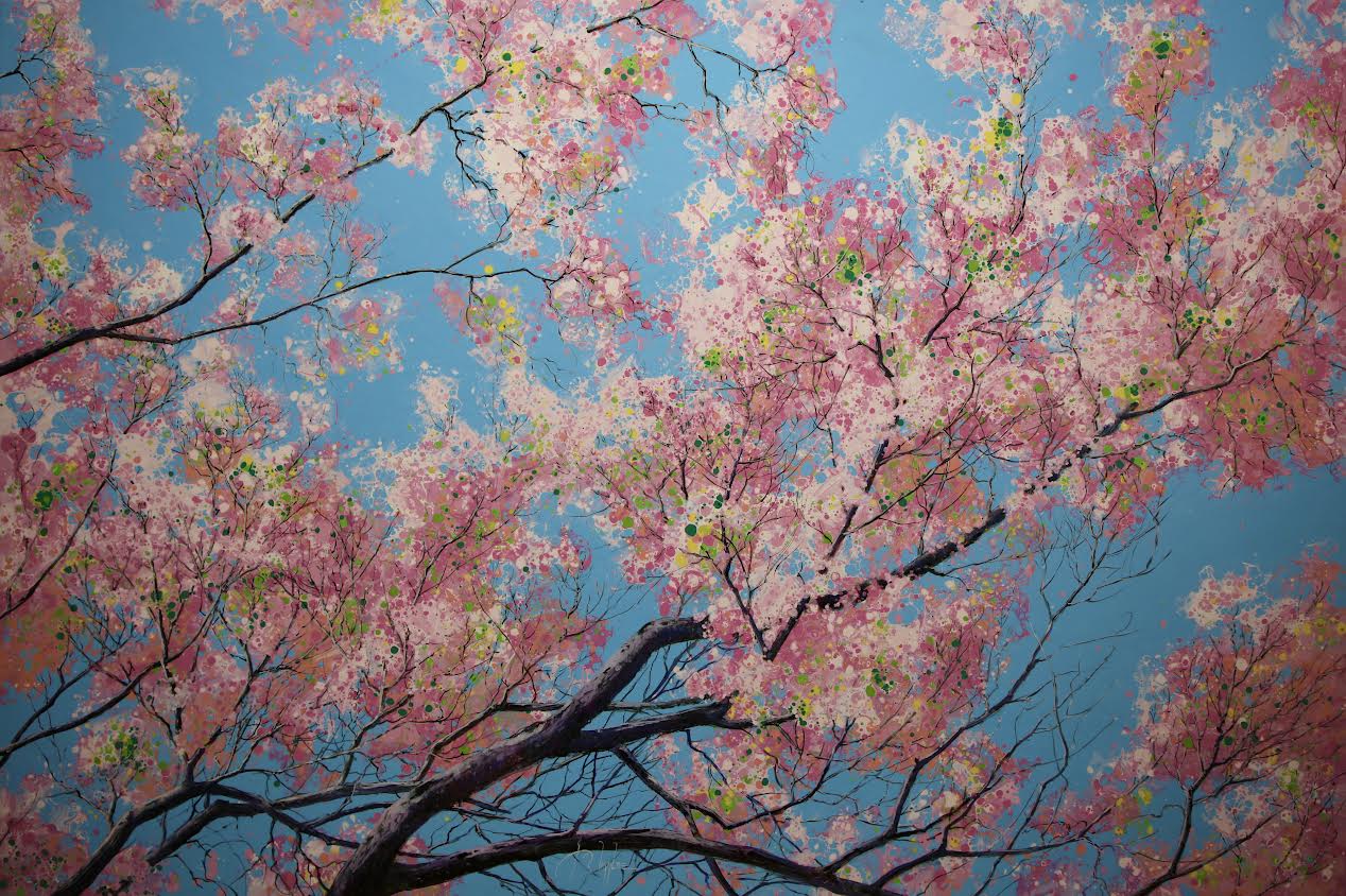 Cherry Blossoms-Painting-Roberto Ugalde-Sorrel Sky Gallery