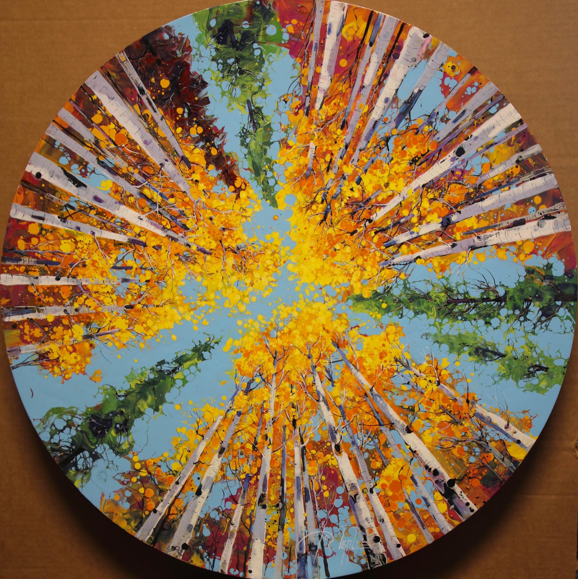 Circle of Colors-Painting-Roberto Ugalde-Sorrel Sky Gallery