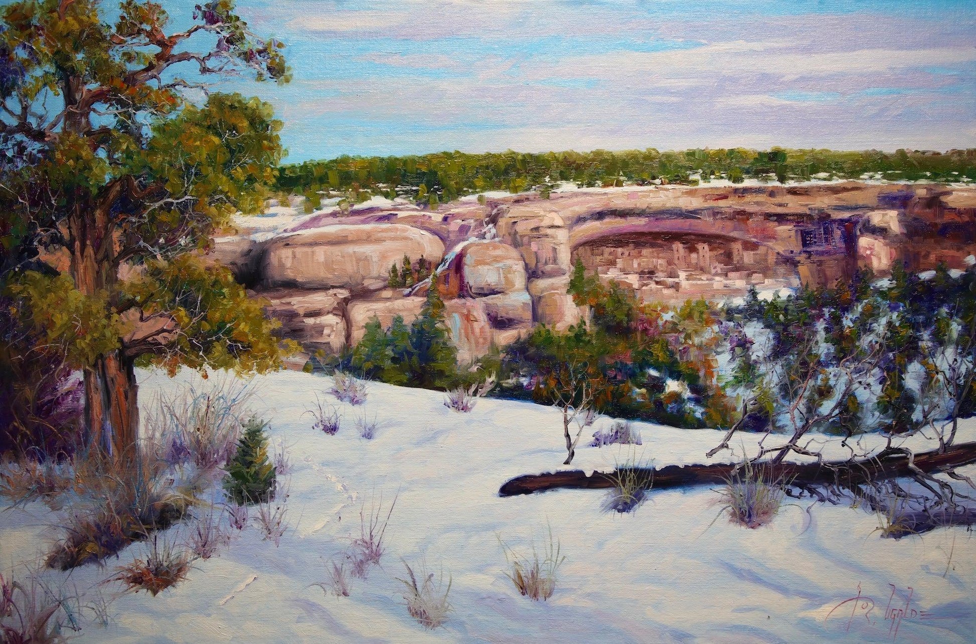 Cliff Palace-Painting-Roberto Ugalde-Sorrel Sky Gallery