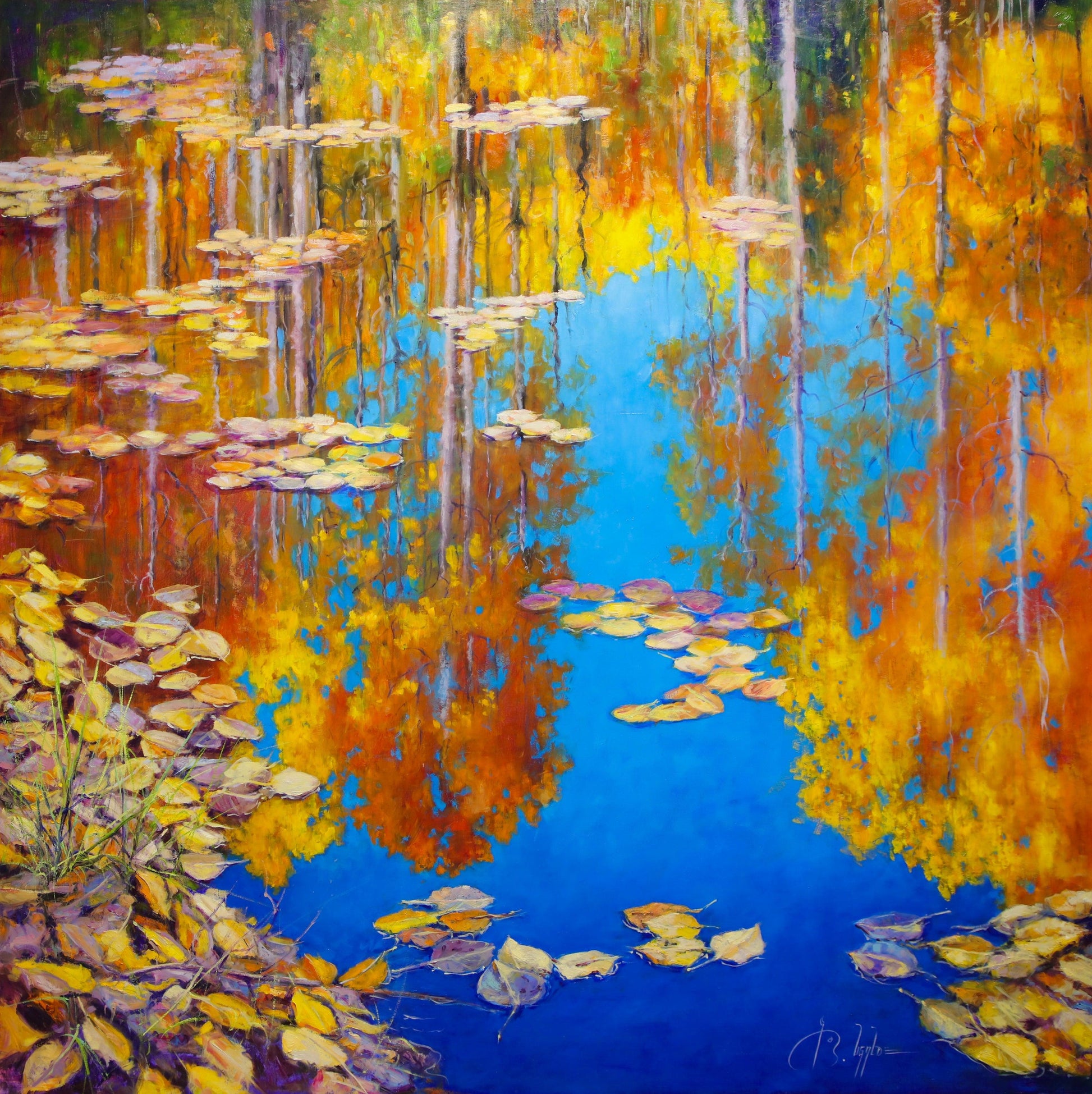 Ephemeral Reflection-Painting-Roberto Ugalde-Sorrel Sky Gallery