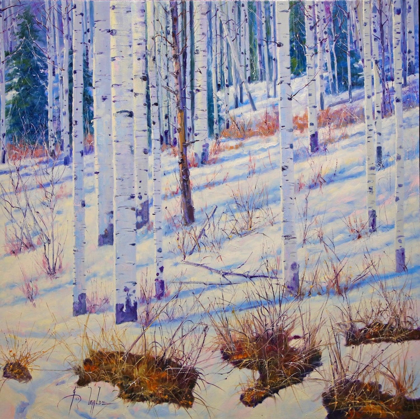 Morning Winter-Painting-Roberto Ugalde-Sorrel Sky Gallery