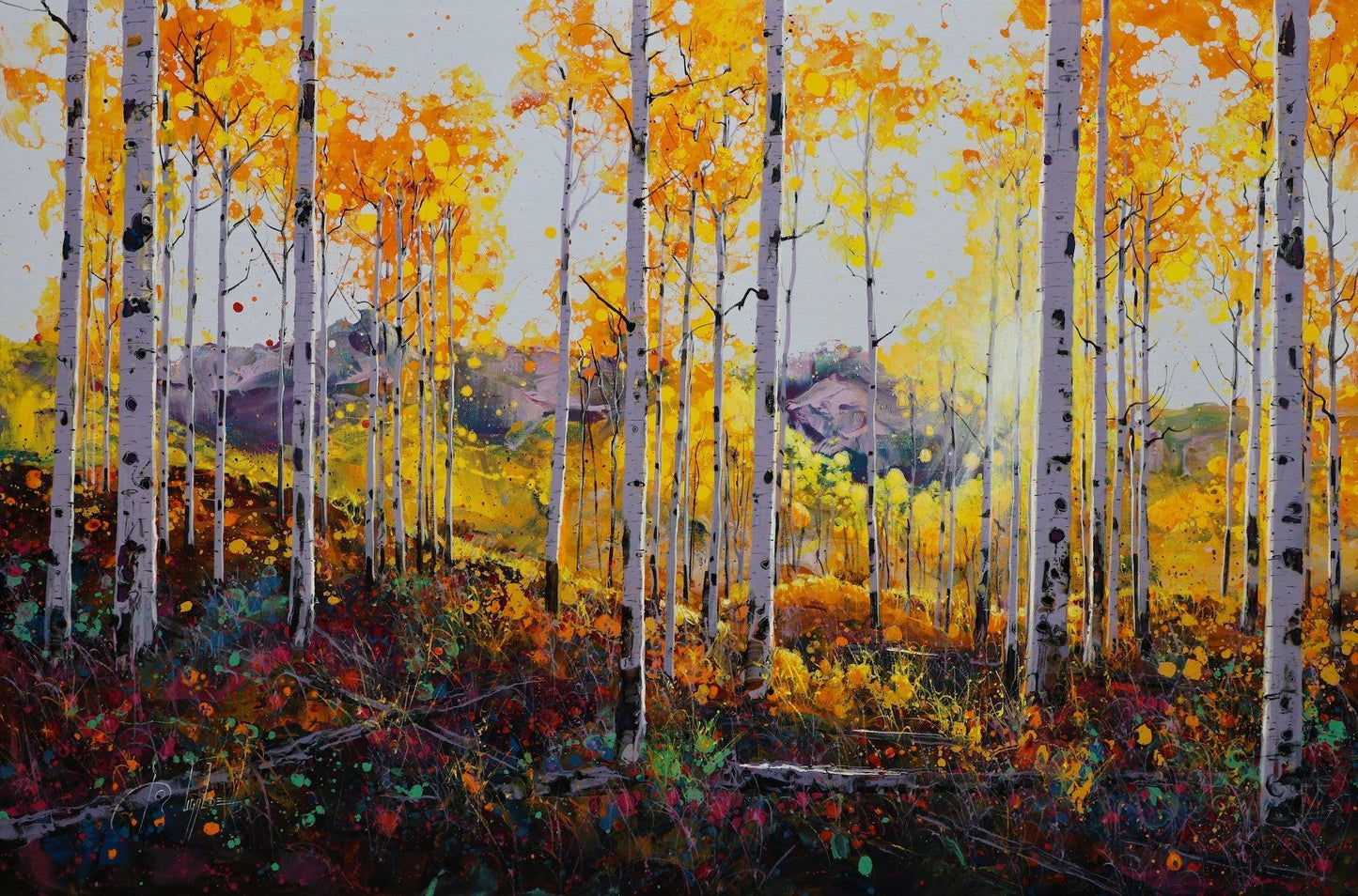 Mountain Sunset-Painting-Roberto Ugalde-Sorrel Sky Gallery