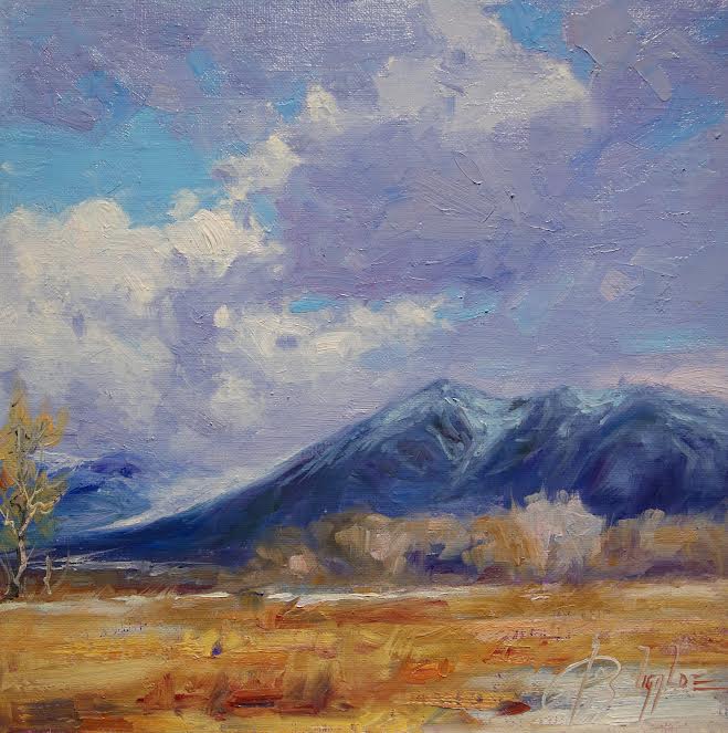 Taos Mountains-Painting-Roberto Ugalde-Sorrel Sky Gallery