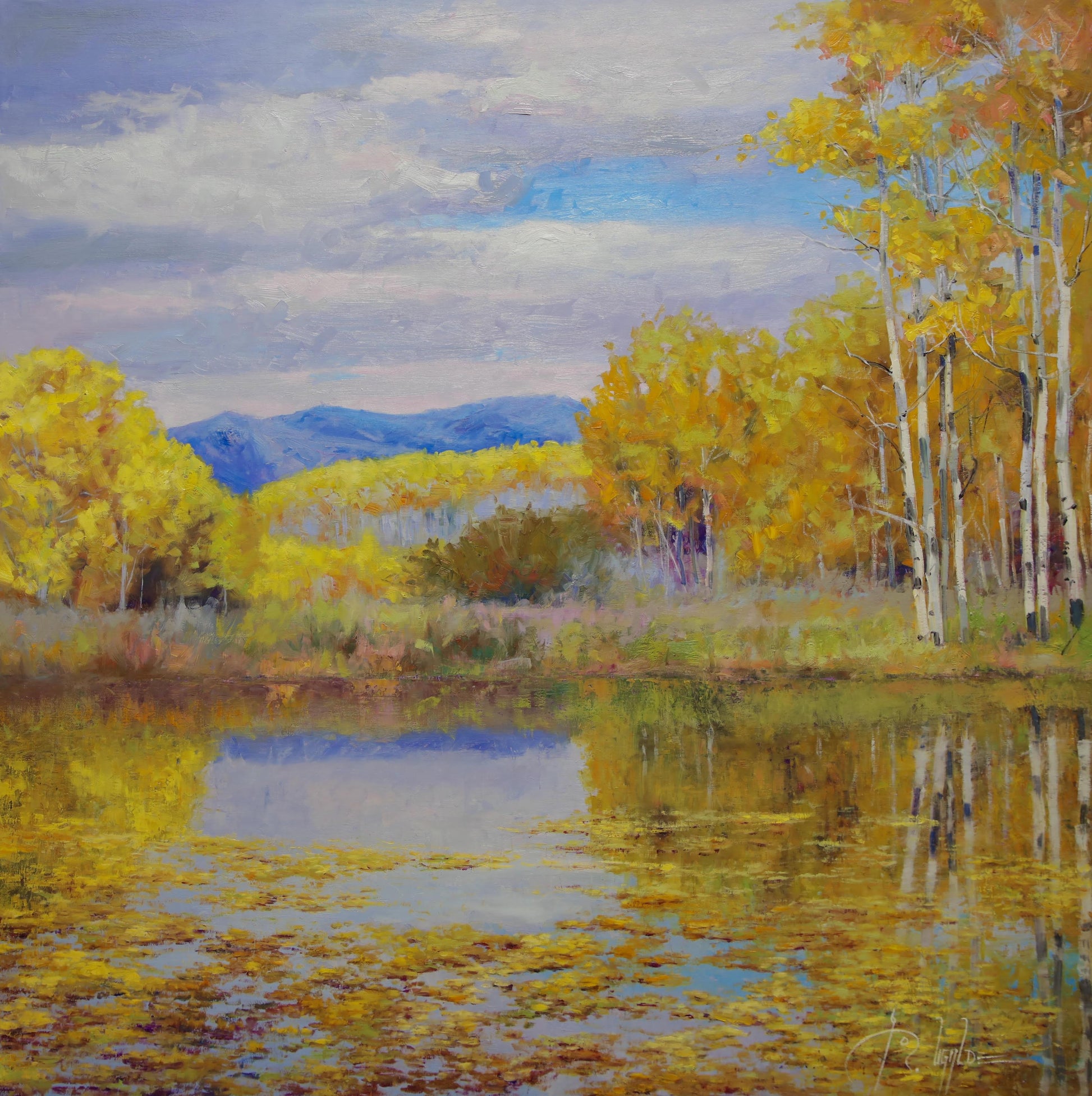 Telluride Pond-Painting-Roberto Ugalde-Sorrel Sky Gallery