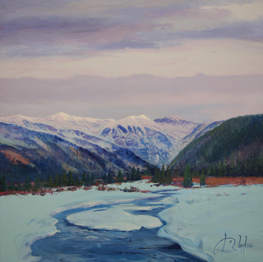 Telluride Winter-Painting-Roberto Ugalde-Sorrel Sky Gallery