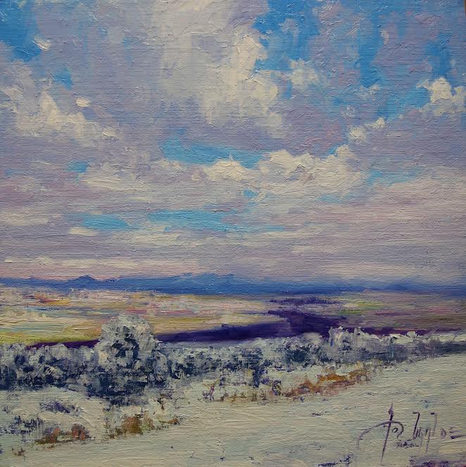 Winter on the Gorge-Painting-Roberto Ugalde-Sorrel Sky Gallery