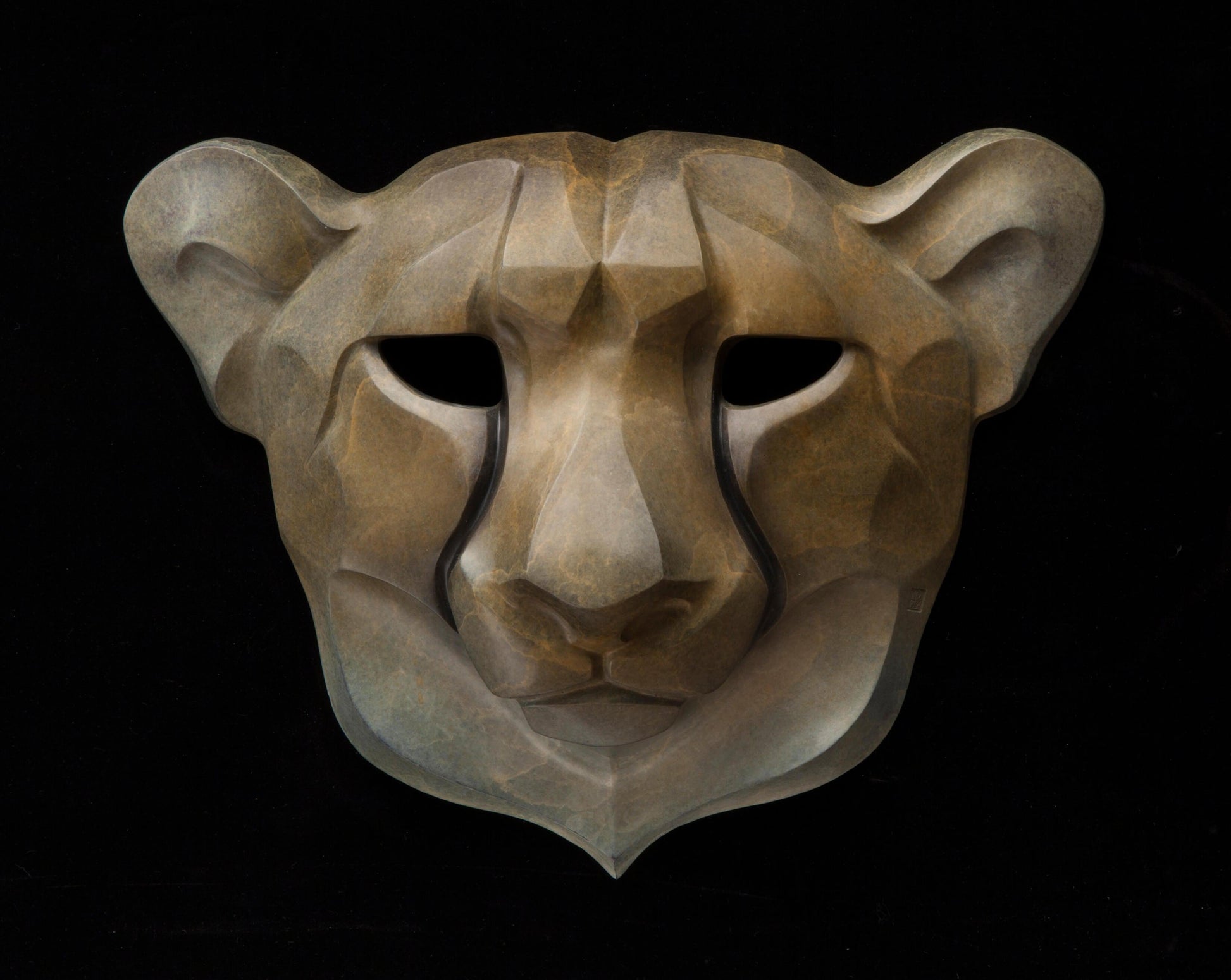 Cheetah Mask-Sculpture-Rosetta-Sorrel Sky Gallery