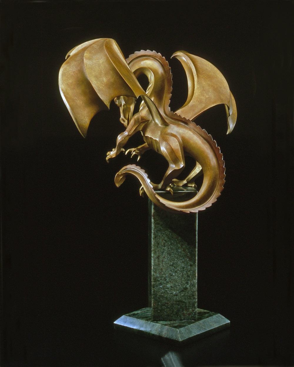 Golden Dragon-Sculpture-Rosetta-Sorrel Sky Gallery