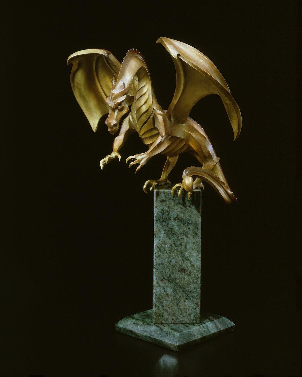 Golden Dragon-Sculpture-Rosetta-Sorrel Sky Gallery