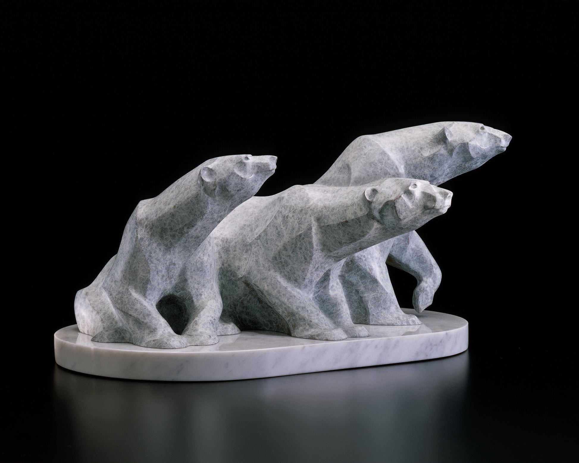 Ice Bears-Sculpture-Rosetta-Sorrel Sky Gallery