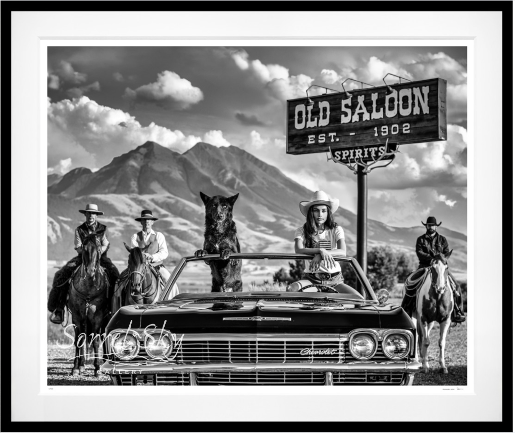 THE ROAD TO YELLOWSTONE (B&W)