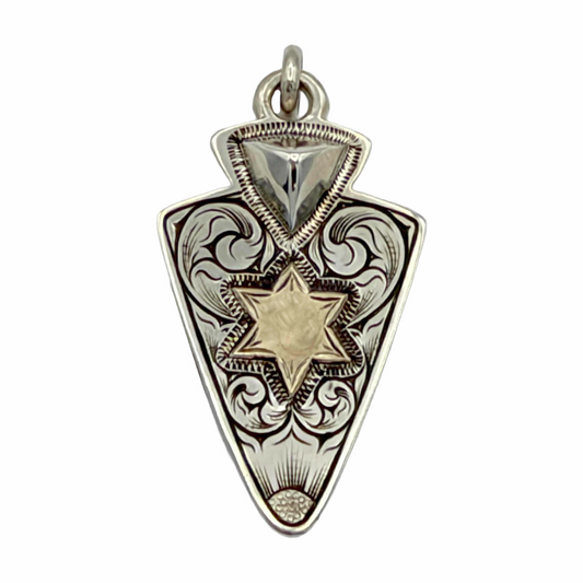 Arrowhead w/ Star of David Pendant