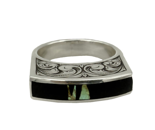 Blackjack Engraved Ring-Jewelry-Shane Hendren-Sorrel Sky Gallery