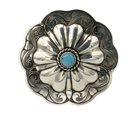 Kingman Concho Ring-Jewelry-Shane Hendren-Sorrel Sky Gallery