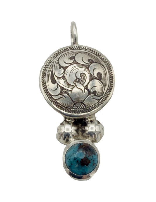 Kingman Engraved Pendant-Jewelry-Shane Hendren-Sorrel Sky Gallery