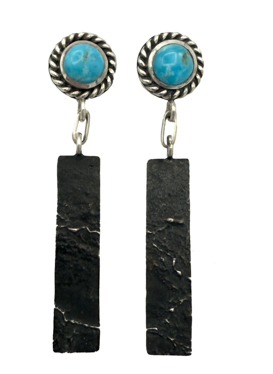 Kingman Tufa Drop Earrings-Jewelry-Shane Hendren-Sorrel Sky Gallery