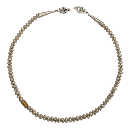 Sliver Beads Mokume-gane Necklace