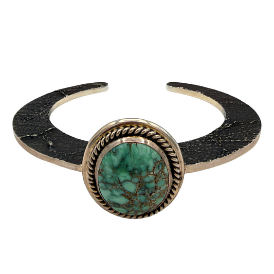 Tufa Cast New Lander Turquoise Cuff