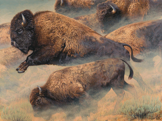 Stampede-Painting-Shawn Gould-Sorrel Sky Gallery