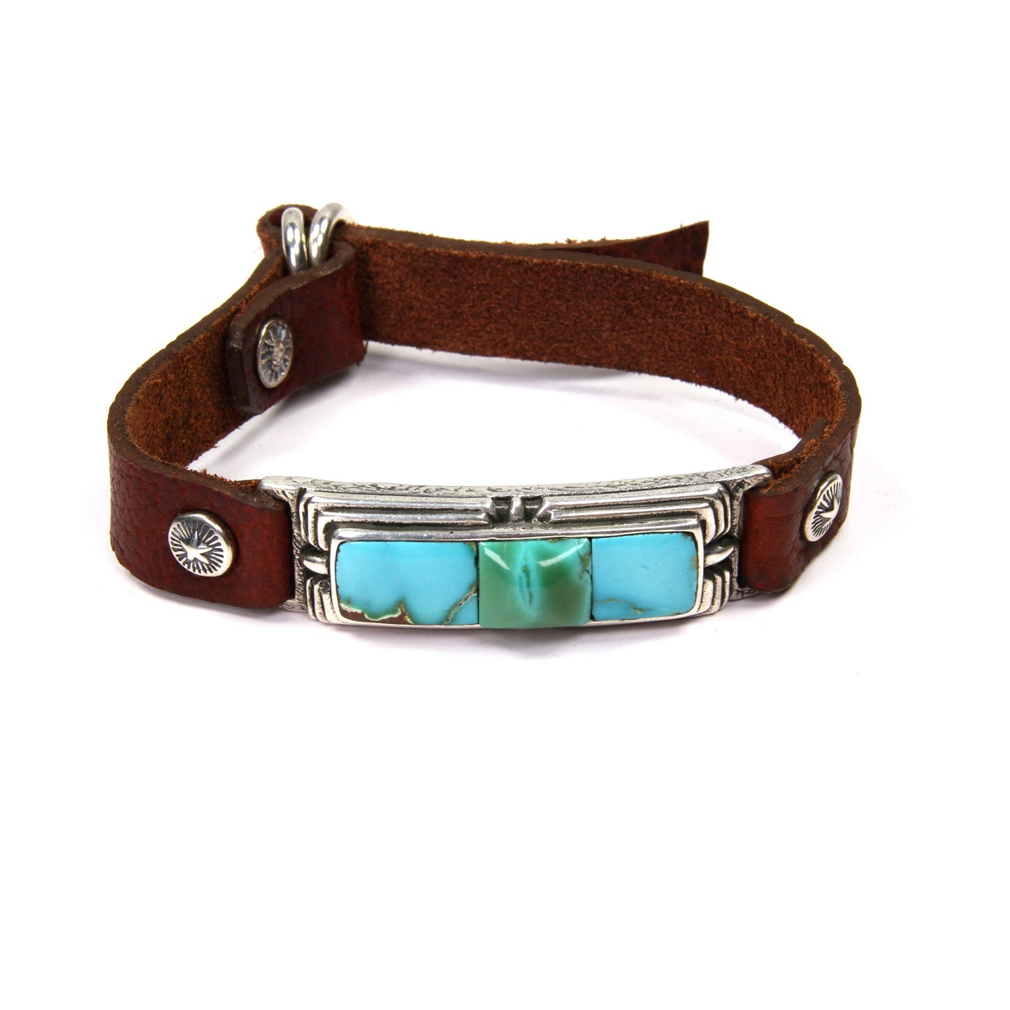 Natural Royston Leather Bracelet-Jewelry-Shreve Saville-Sorrel Sky Gallery