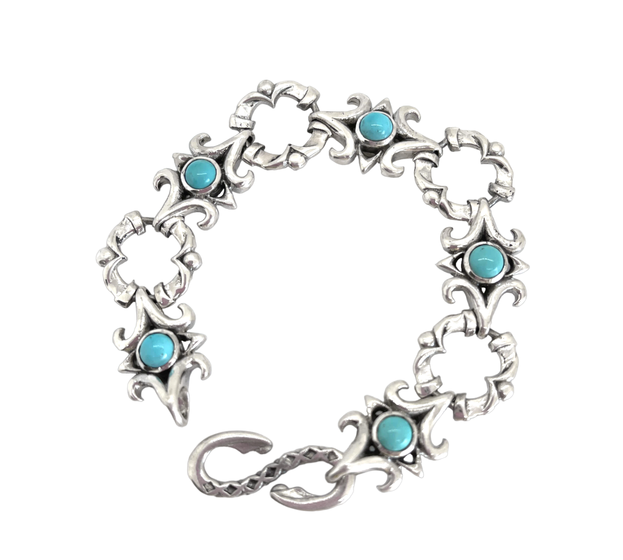 Natural Royston Link Bracelet-Jewelry-Shreve Saville-Sorrel Sky Gallery