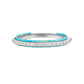 Slim Line Bracelet with Side Inlay