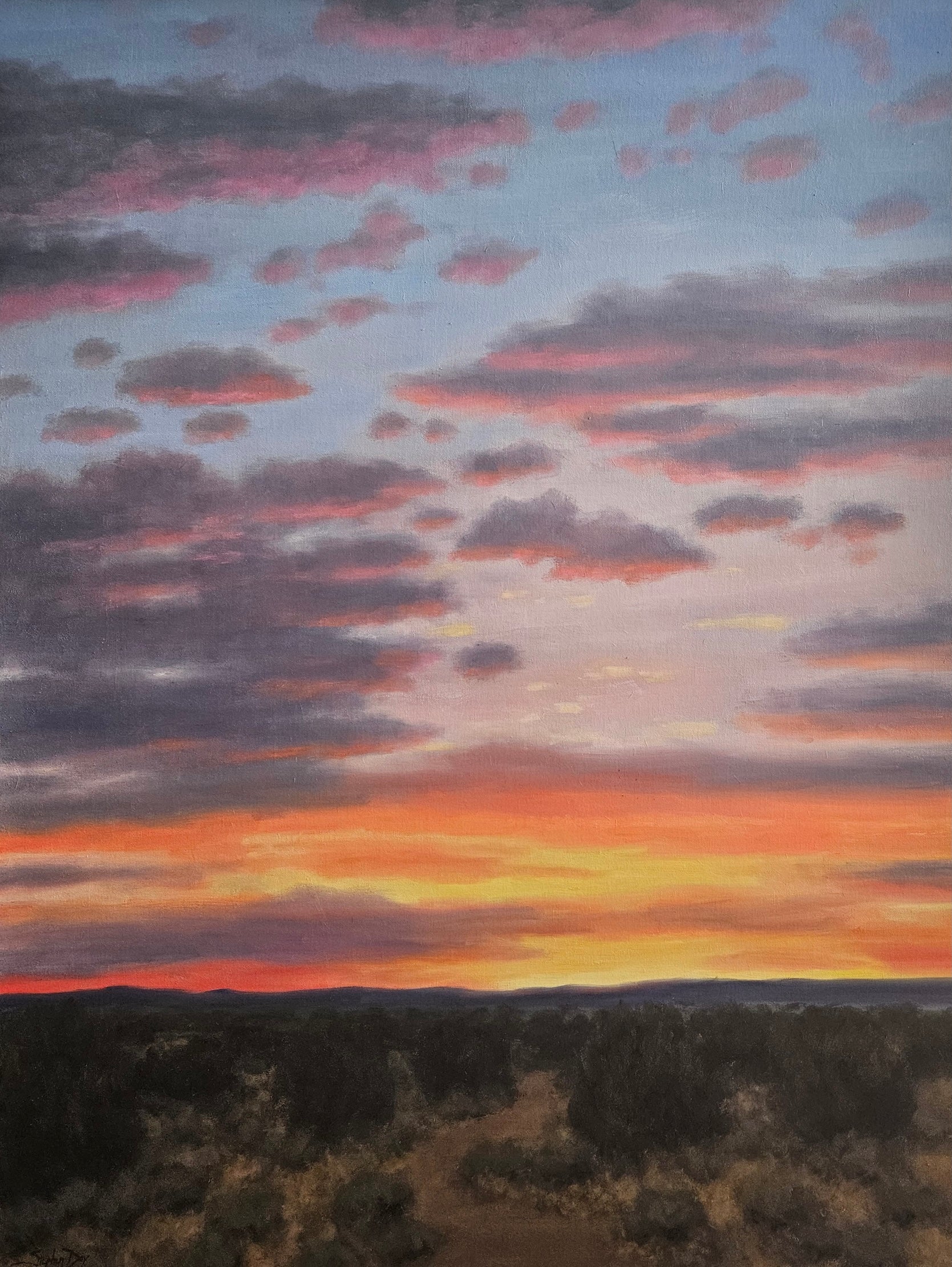 Big Glowing Sky-Painting-Stephen Day-Sorrel Sky Gallery