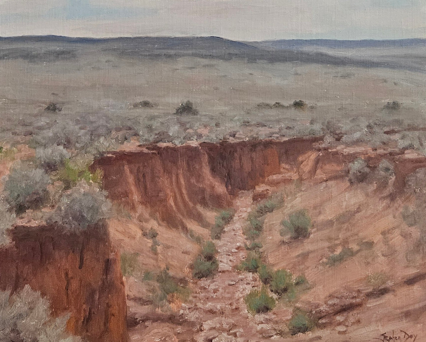 Deep Arroyo in a Sea of Sage-Painting-Stephen Day-Sorrel Sky Gallery