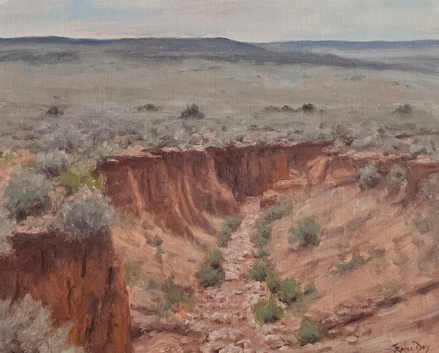 Deep Arroyo in a Sea of Sage-Painting-Stephen Day-Sorrel Sky Gallery