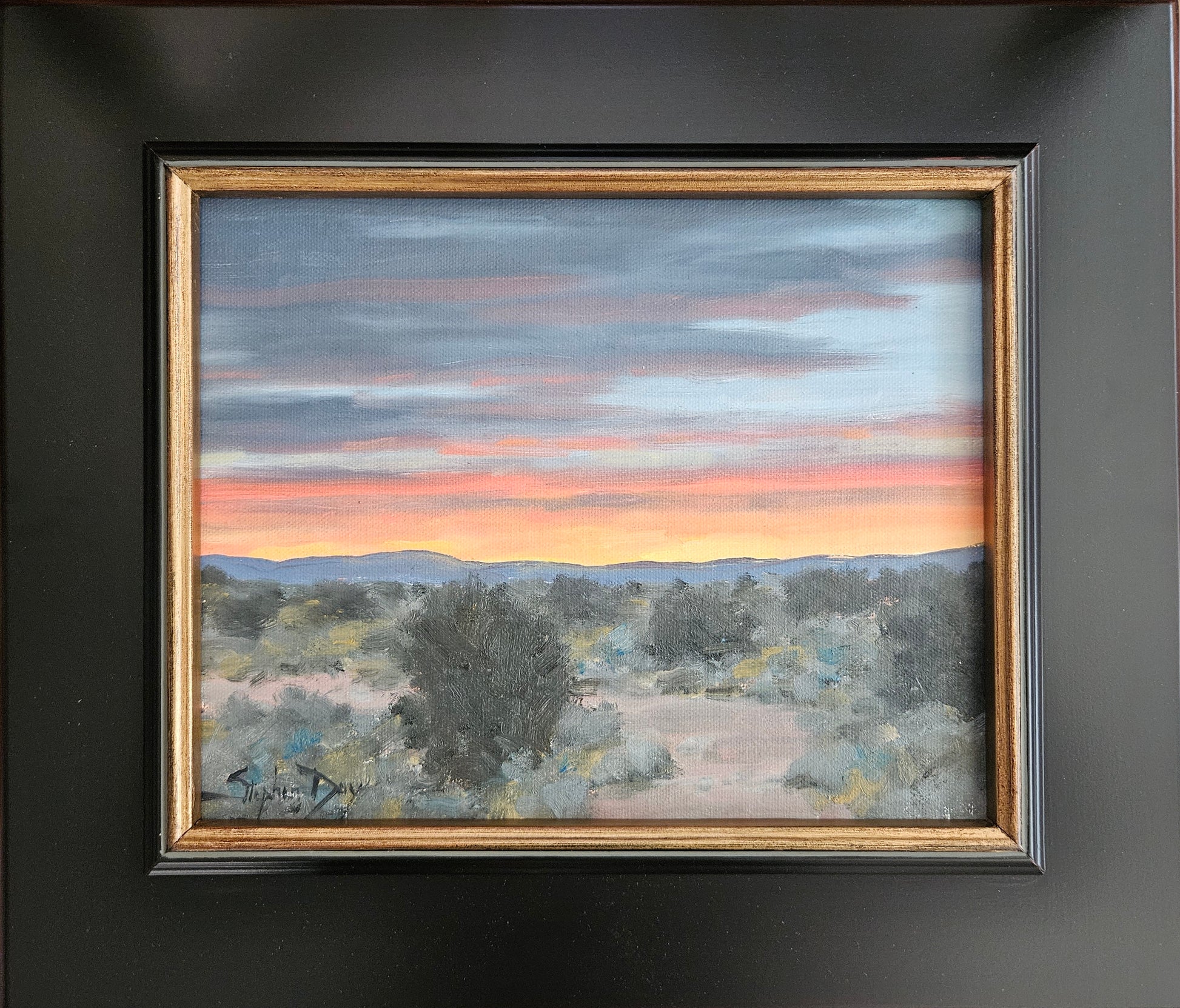 Dry Wash at Sunset-Painting-Stephen Day-Sorrel Sky Gallery