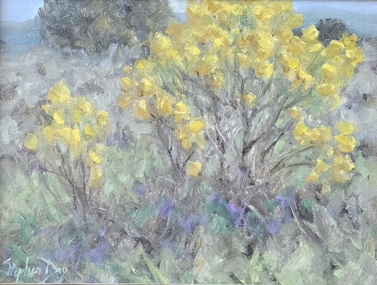 Early Fall Chamisa-Painting-Stephen Day-Sorrel Sky Gallery