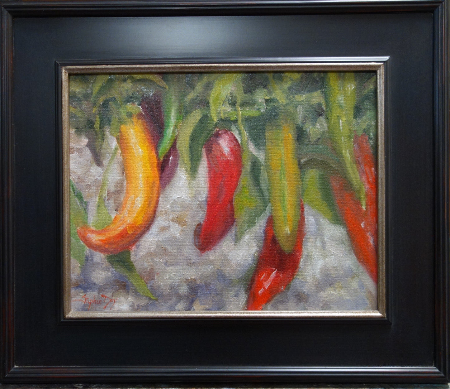 Hatch Peppers on the Vine-Painting-Stephen Day-Sorrel Sky Gallery