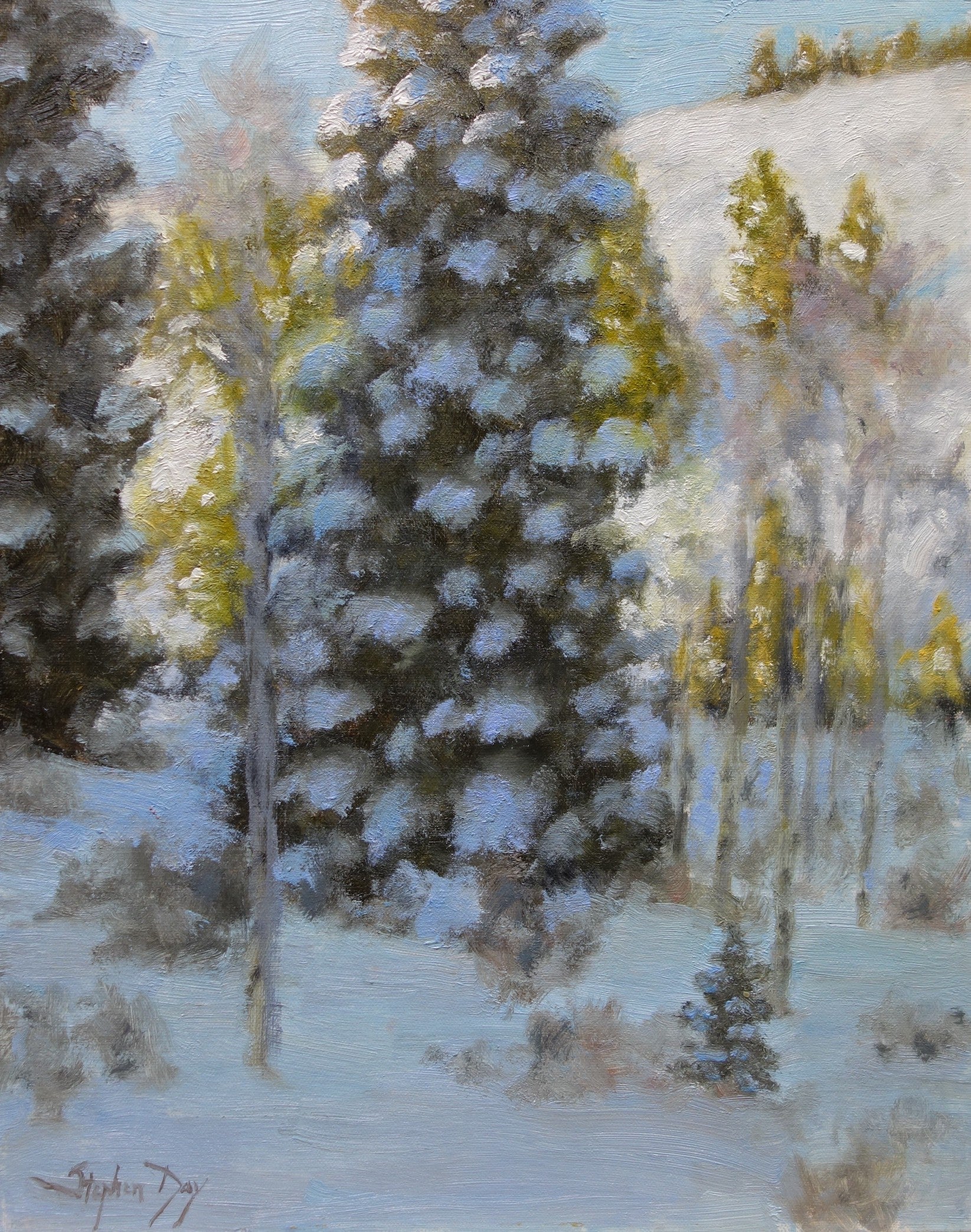 January Morning-Painting-Stephen Day-Sorrel Sky Gallery