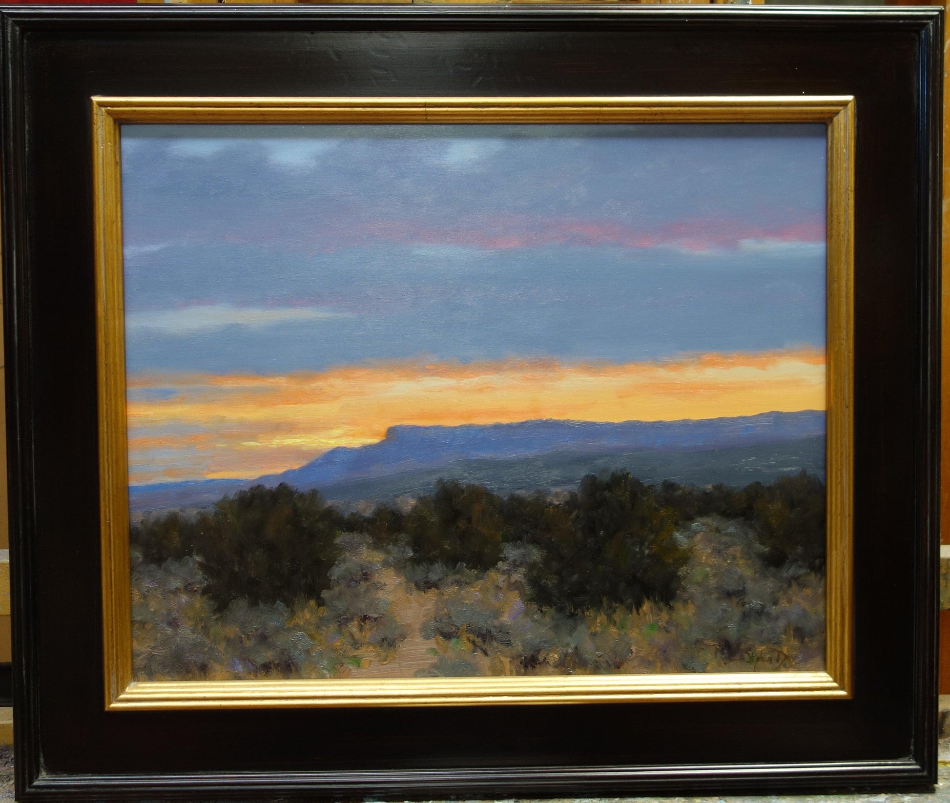 Late Light Over A Distant Mesa-Painting-Stephen Day-Sorrel Sky Gallery
