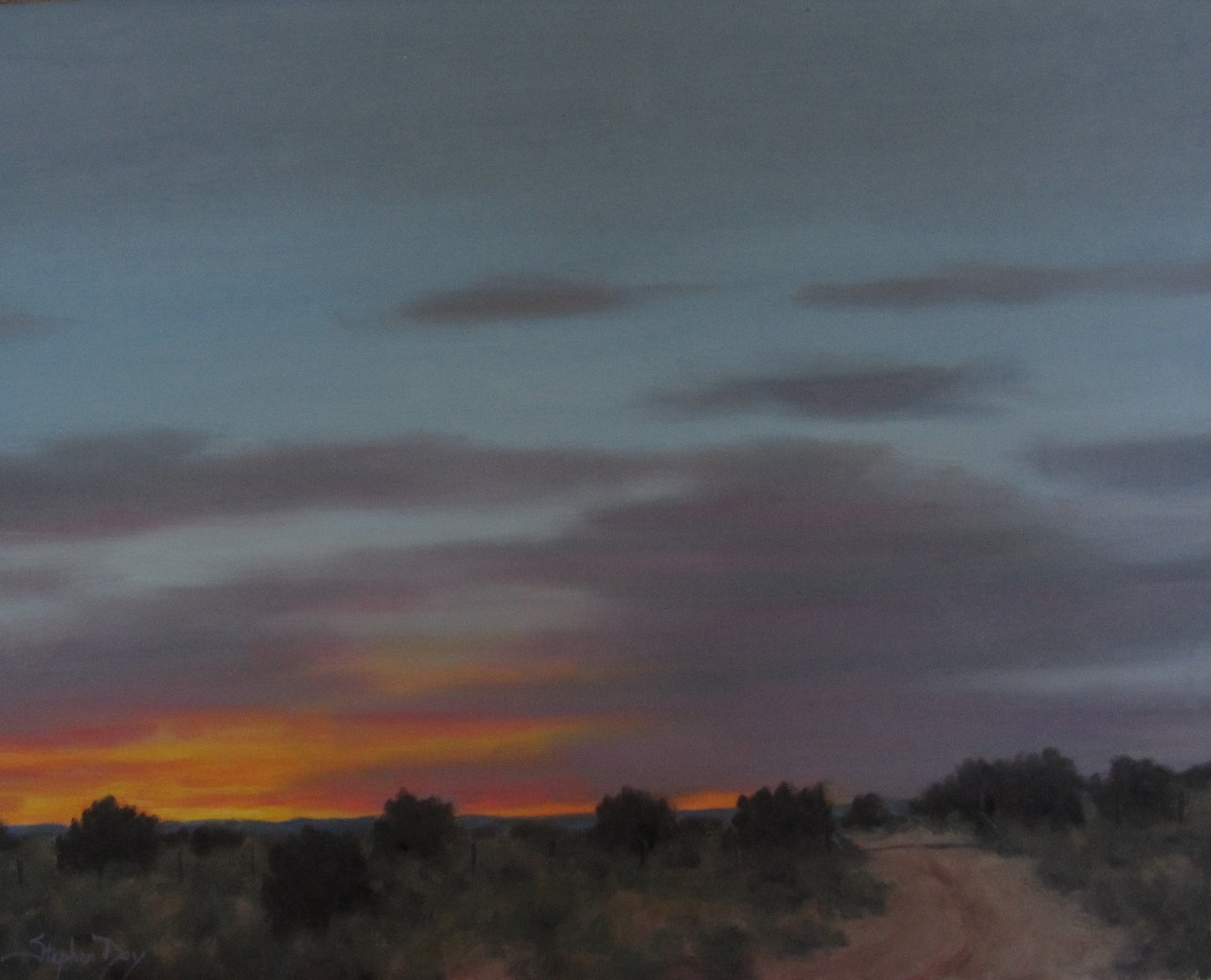 Ranch Gate Evening-Painting-Stephen Day-Sorrel Sky Gallery