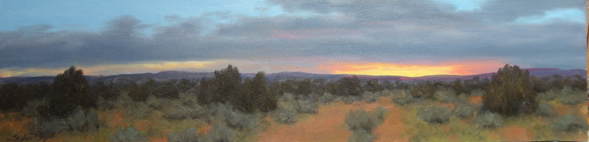 Sundown Near Santa Fe-Painting-Stephen Day-Sorrel Sky Gallery