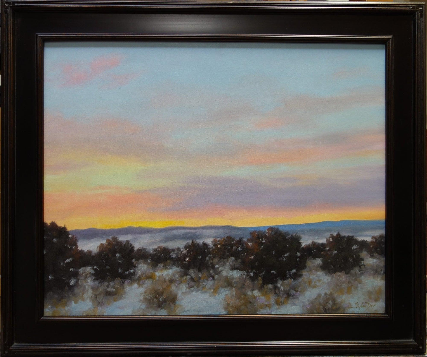 Winter Evening Sky-Painting-Stephen Day-Sorrel Sky Gallery