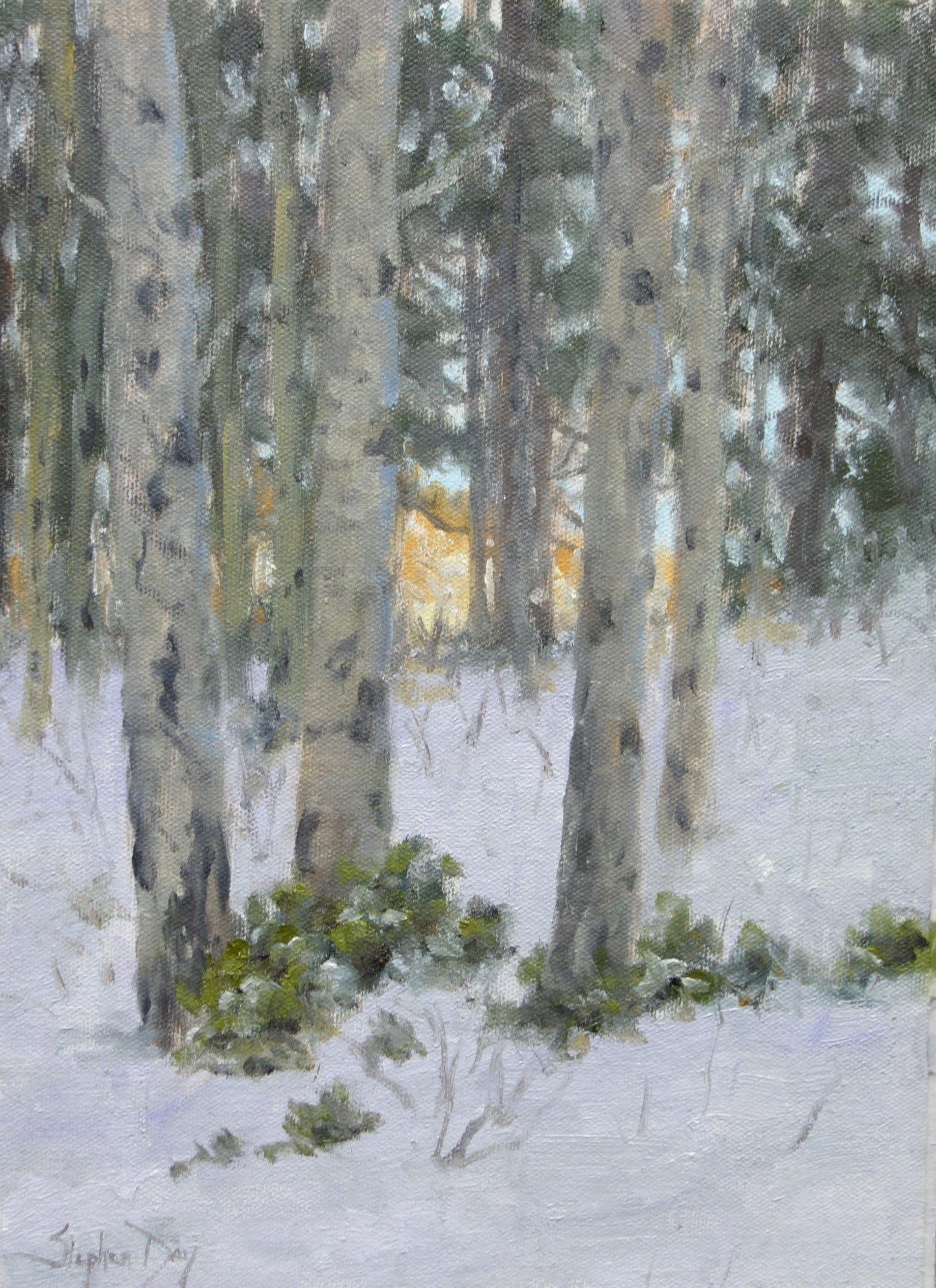 Winter Evening-Painting-Stephen Day-Sorrel Sky Gallery