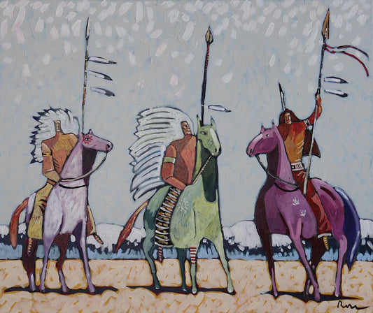 Indians on the Beach-Thom Ross-Sorrel Sky Gallery