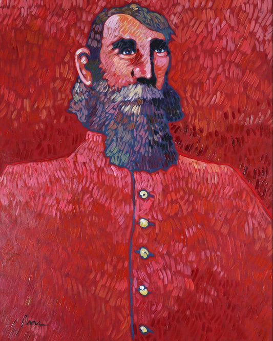 AP Hill & His Red Battle Shirt-Painting-Thom Ross-Sorrel Sky Gallery