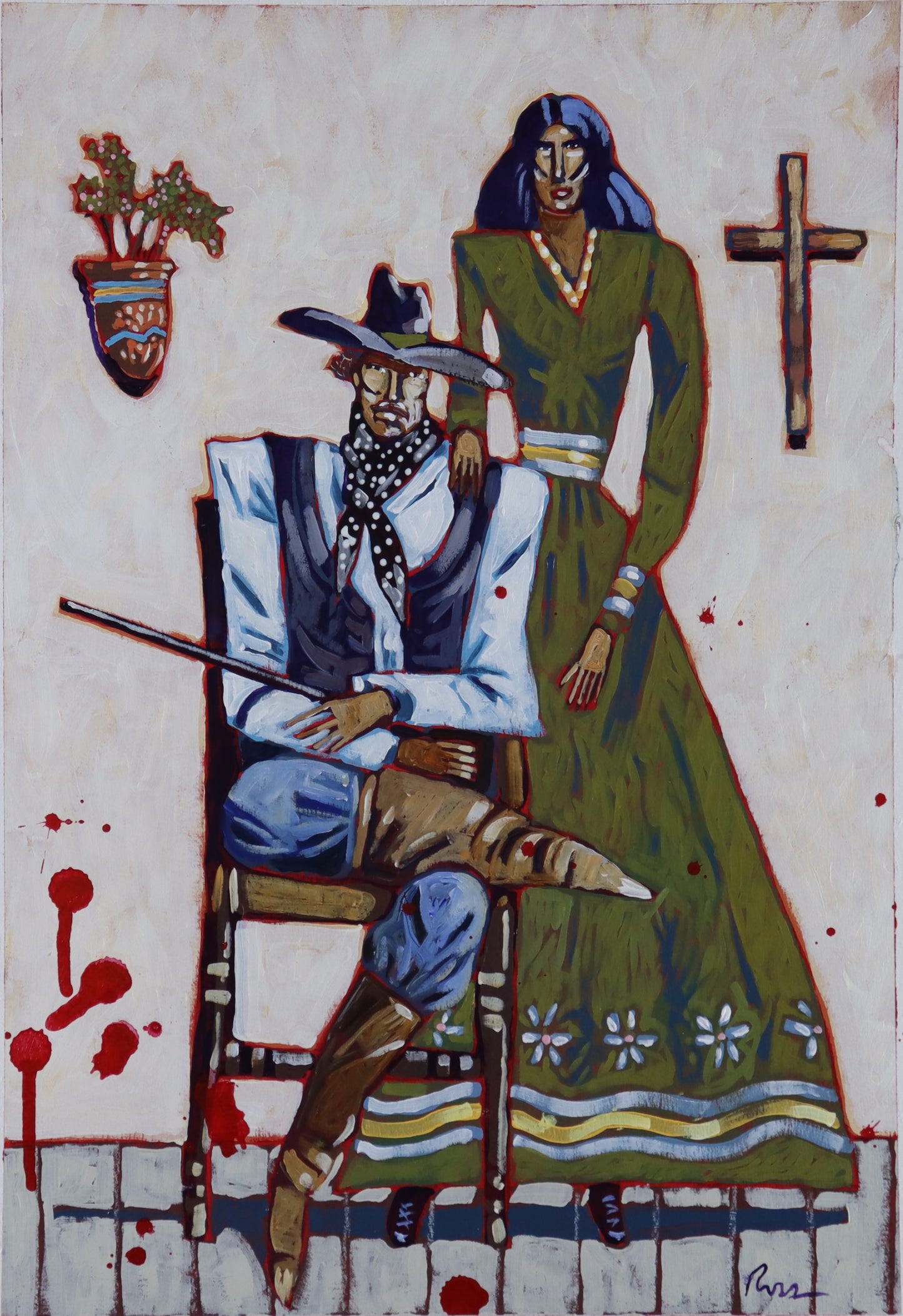 Ballet For Billy the Kid - The Wedding Photograph-Painting-Thom Ross-Sorrel Sky Gallery