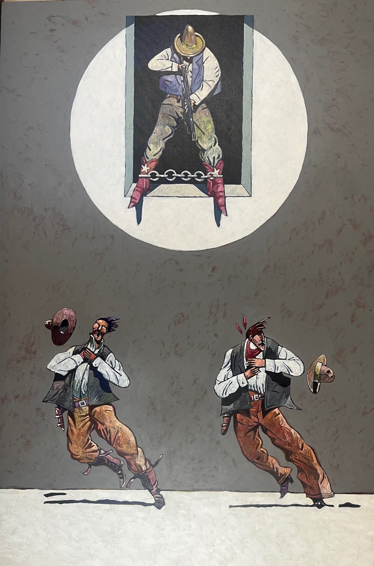 Ballet for Billy the Kid; Escape From Lincoln-Painting-Thom Ross-Sorrel Sky Gallery